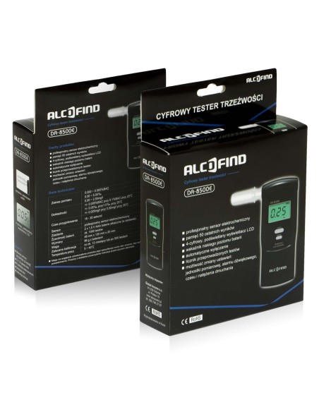 Elektrocheminis alkotesteris DA 8500E + kandikliai