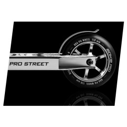 Stabdys Soke PRO Street motorolerio sidabras