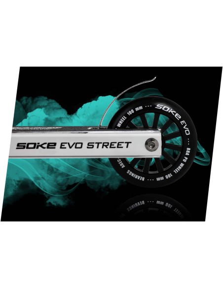 Soke motorolerio stabdys sidabrinės spalvos Soke motorolerio stabdys sidabrinės spalvos