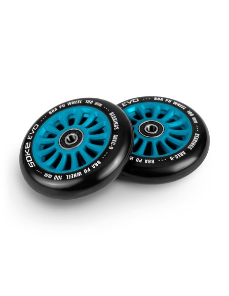 Motorolerio ratai 100 mm mėlyni 2 vnt. Motorolerio ratai 100 mm mėlyni 2 vnt.