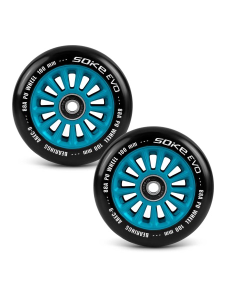 Motorolerio ratai 100 mm mėlyni 2 vnt. Motorolerio ratai 100 mm mėlyni 2 vnt.