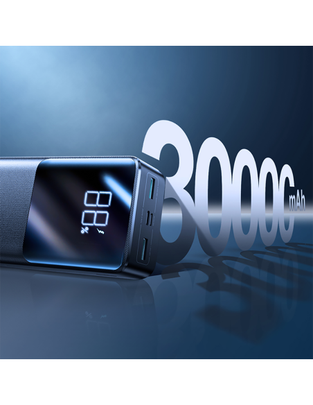 Powerbank 30000mAh 22,5W PD QC3.0 AFC juoda
