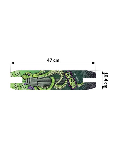 Grip juostos švitrinis popierius Evo paspirtukui - Octopus Grip juostos švitrinis popierius Evo paspirtukui - Octopus