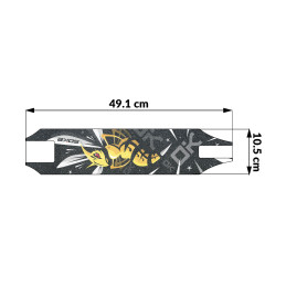 Grip juostos švitrinis popierius XTR paspirtukui - Hornet
