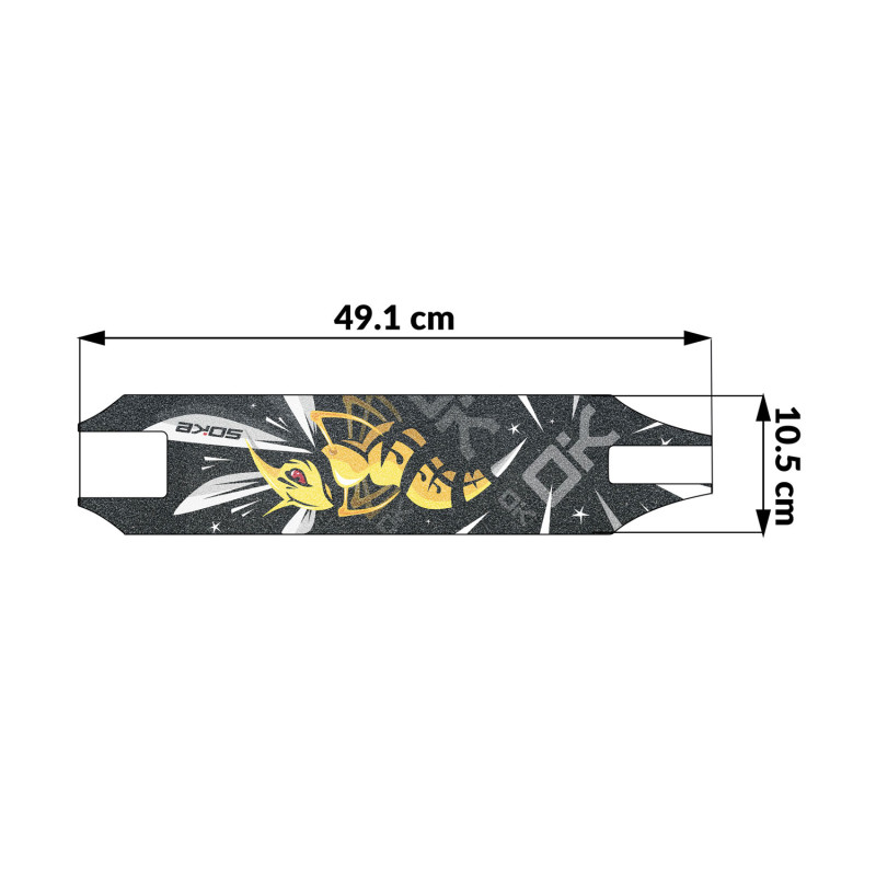 Grip juostos švitrinis popierius XTR paspirtukui - Hornet