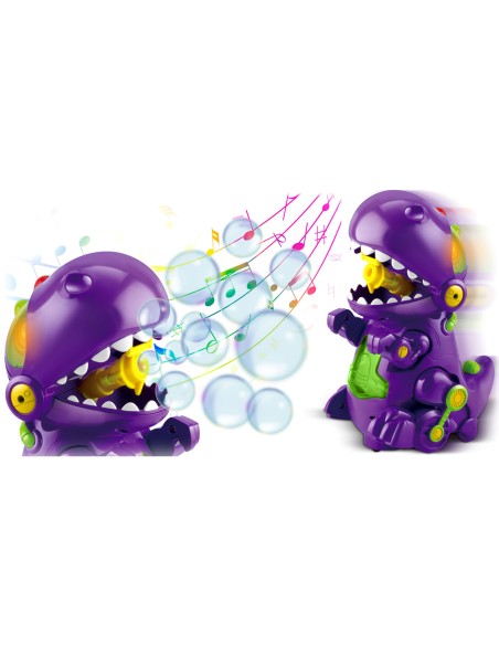 Dinozaurų burbulų mašina su melodija Ricokids RK-909 Dinozaurų burbulų mašina su melodija Ricokids RK-909