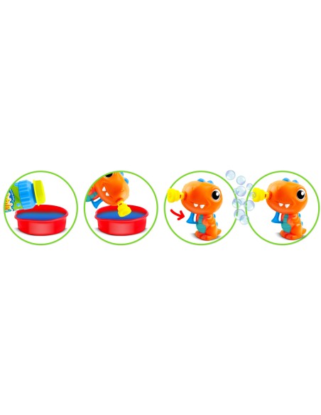 Ricokids RK-905 dinozaurų burbulų mašina Ricokids RK-905 dinozaurų burbulų mašina