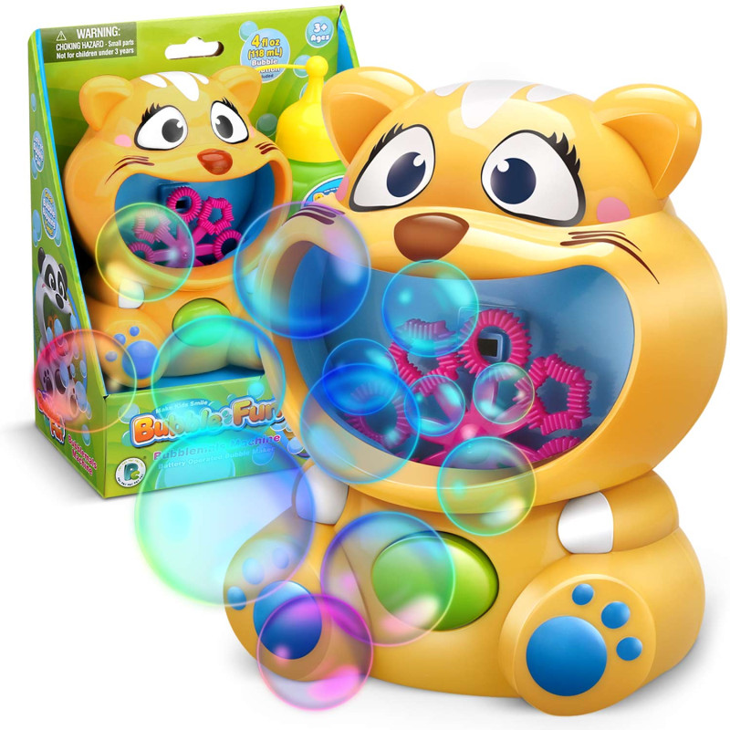 Ricokids RK-900 geltonų kačiukų burbulų mašina
