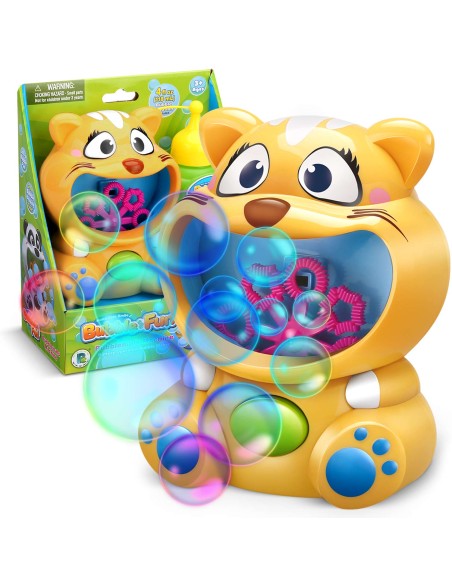 Ricokids RK-900 geltonų kačiukų burbulų mašina