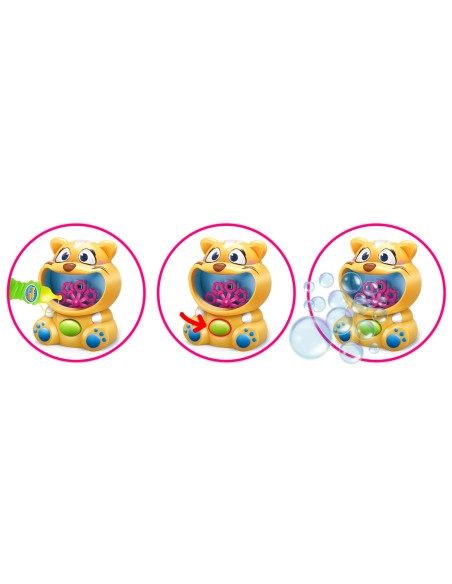 Ricokids RK-900 geltonų kačiukų burbulų mašina
