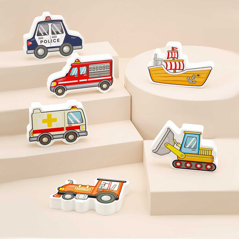 Ricokids 781400 numerių, gyvūnų ir transporto priemonių mokomoji lenta