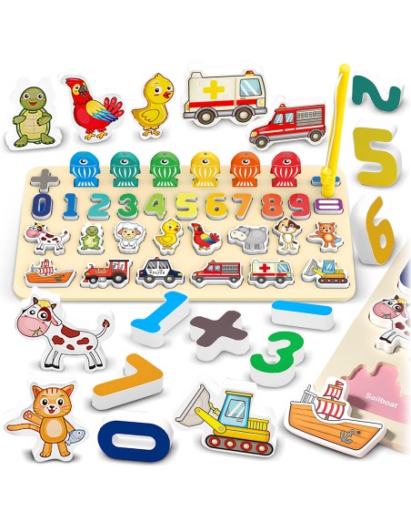 Ricokids 781400 numerių, gyvūnų ir transporto priemonių mokomoji lenta Ricokids 781400 numerių, gyvūnų ir transporto priemonių mokomoji lenta