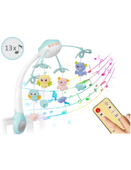 Lova mobilusis su projektoriumi RK-813 mėlyna