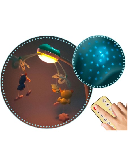 Lova mobilusis su projektoriumi RK-813 mėlyna