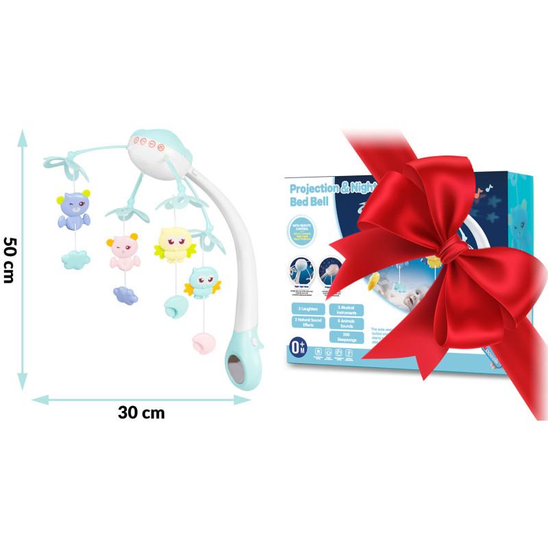 Lova mobilusis su projektoriumi RK-813 mėlyna