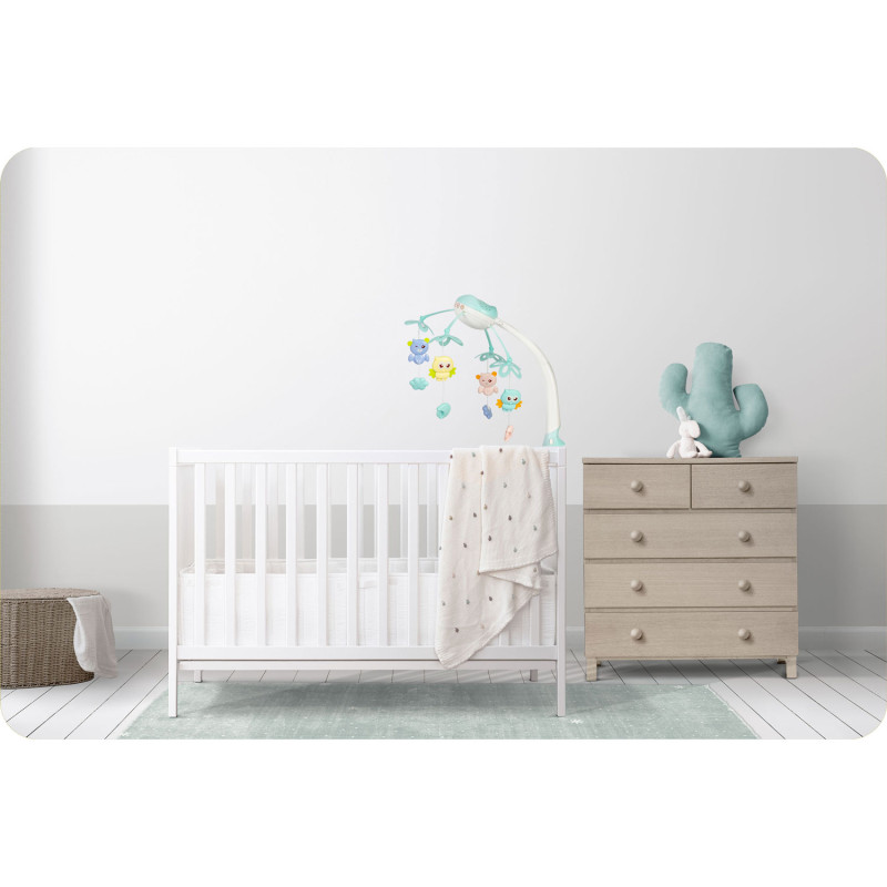 Lova mobilusis su projektoriumi RK-813 mėlyna