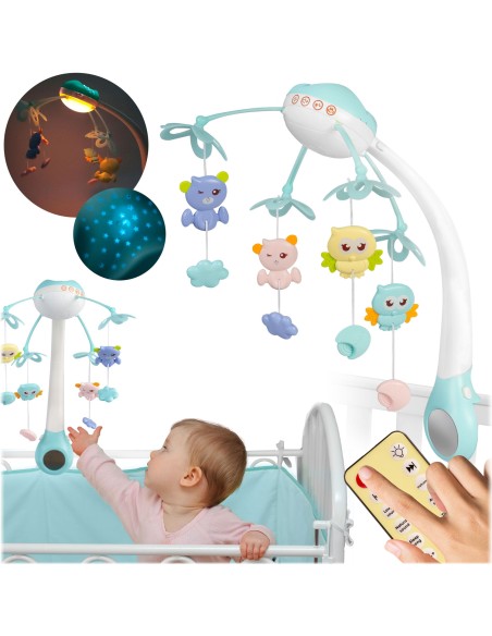 Lova mobilusis su projektoriumi RK-813 mėlyna