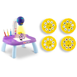 Ricokids 773700 piešimo projektorius - violetinis