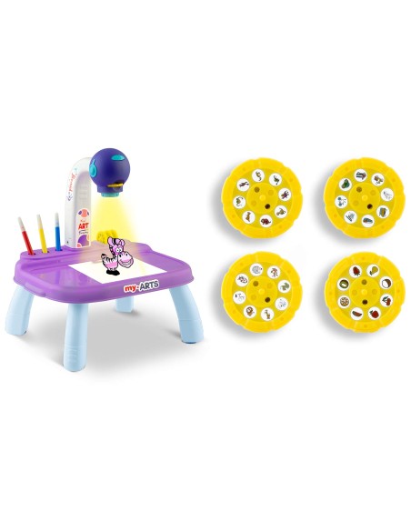 Ricokids 773700 piešimo projektorius - violetinis Ricokids 773700 piešimo projektorius - violetinis