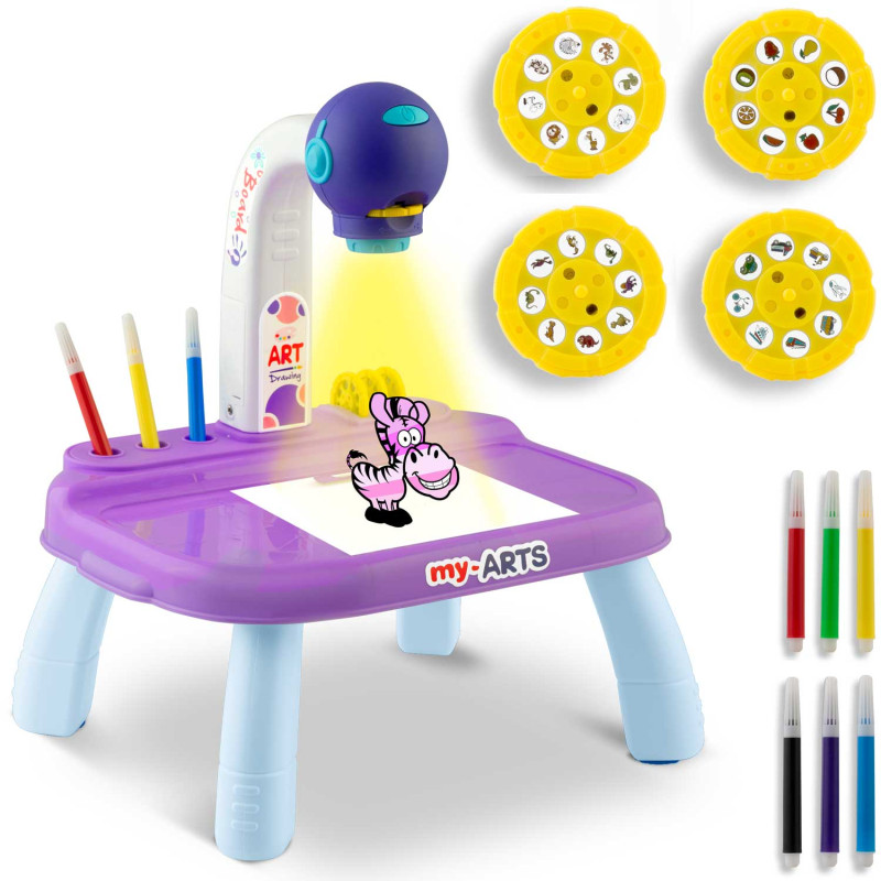 Piešimo staliukas su projektoriumi R-Kids