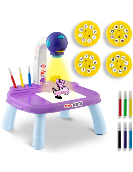 Piešimo staliukas su projektoriumi R-Kids Piešimo staliukas su projektoriumi R-Kids