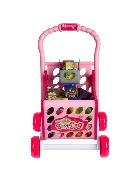Ricokids 773401 pirkinių vežimėlis rožinis Ricokids 773401 pirkinių vežimėlis rožinis