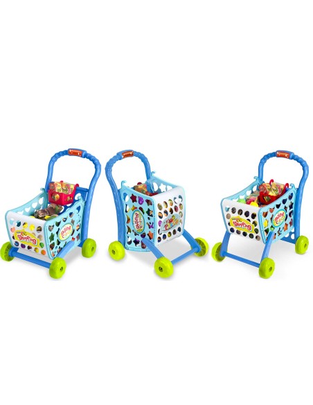 Pirkinių vežimėlis Ricokids 773400 mėlynas Pirkinių vežimėlis Ricokids 773400 mėlynas