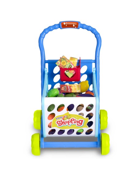 Pirkinių vežimėlis Ricokids 773400 mėlynas Pirkinių vežimėlis Ricokids 773400 mėlynas