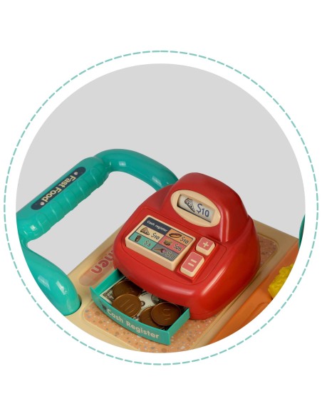 Virtuvė ant ratukų vaikams Ricokids 773000 Virtuvė ant ratukų vaikams Ricokids 773000