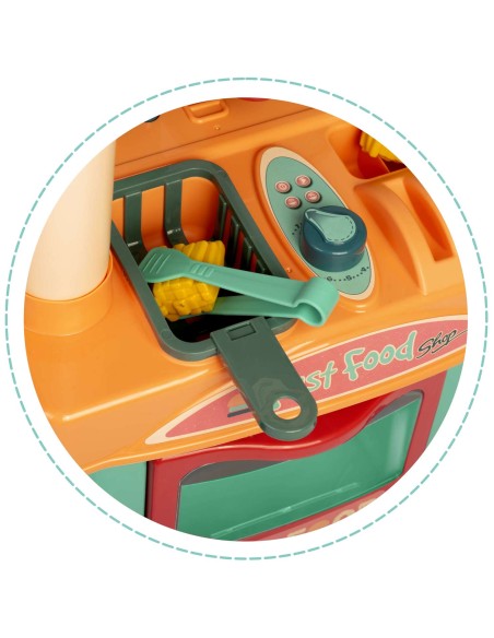 Virtuvė ant ratukų vaikams Ricokids 773000 Virtuvė ant ratukų vaikams Ricokids 773000