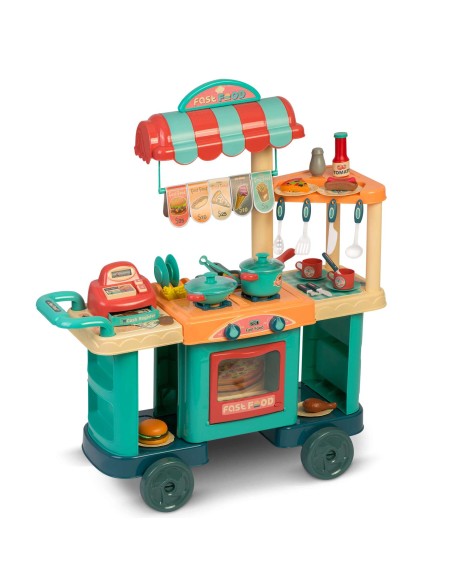Virtuvė ant ratukų vaikams Ricokids 773000 Virtuvė ant ratukų vaikams Ricokids 773000