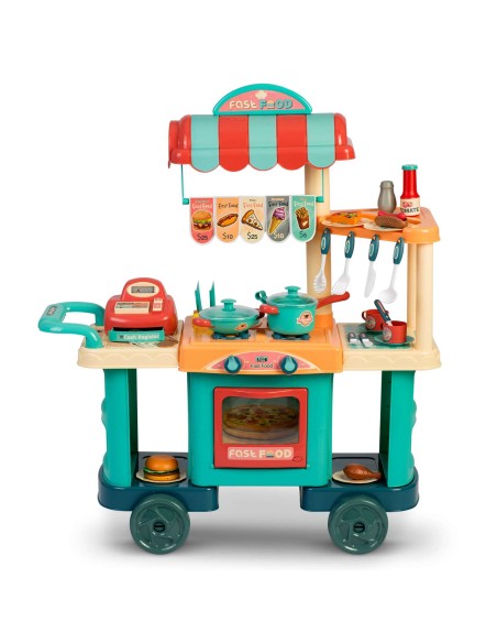 Virtuvė ant ratukų vaikams Ricokids 773000 Virtuvė ant ratukų vaikams Ricokids 773000