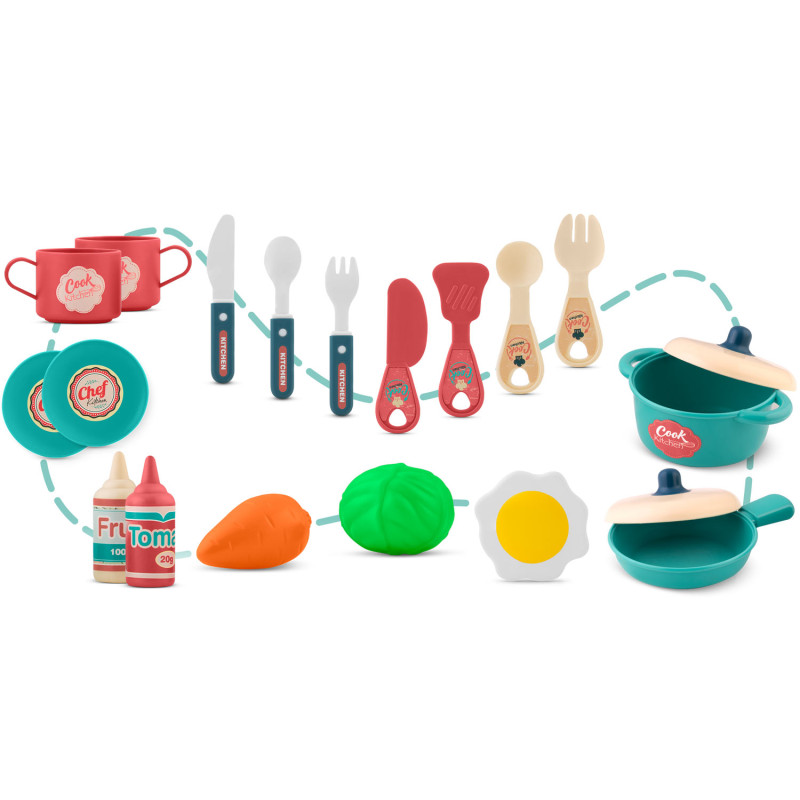 Ricokids vaikiška virtuvė su lagaminu 772901