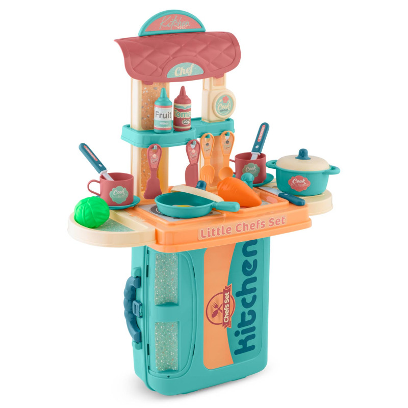 Ricokids vaikiška virtuvė su lagaminu 772901