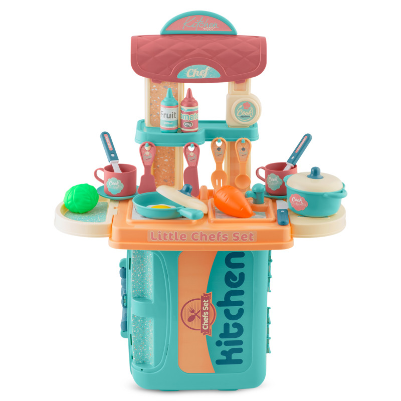 Ricokids vaikiška virtuvė su lagaminu 772901