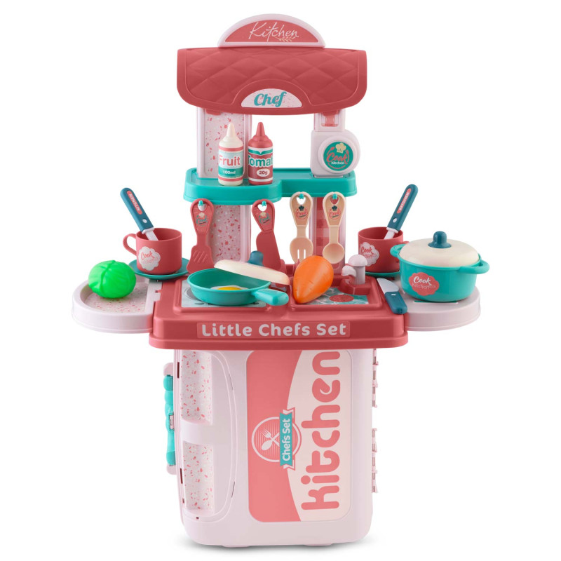 Ricokids vaikiška virtuvė su lagaminu 772900