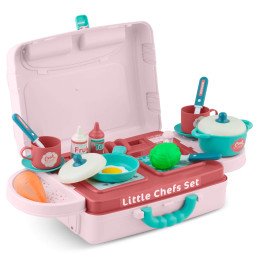 Ricokids vaikiška virtuvė su lagaminu 772900