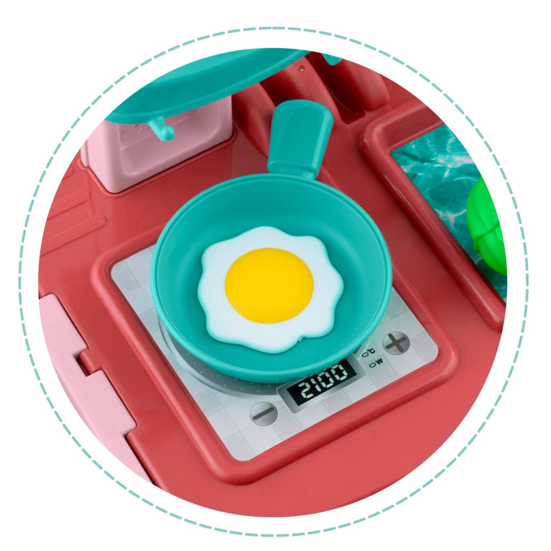Ricokids vaikiška virtuvė su lagaminu 772900