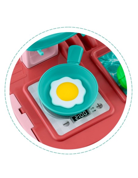 Ricokids vaikiška virtuvė su lagaminu 772900 Ricokids vaikiška virtuvė su lagaminu 772900