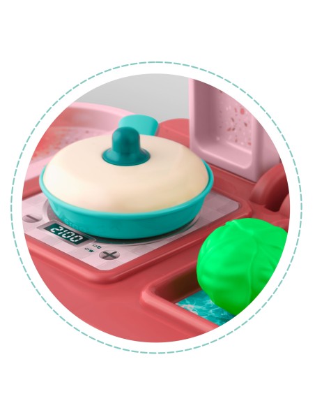 Ricokids vaikiška virtuvė su lagaminu 772900 Ricokids vaikiška virtuvė su lagaminu 772900