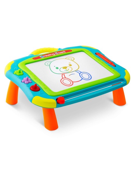 Znikopis lenta + Ricokids piešimo stalas - mėlynas Znikopis lenta + Ricokids piešimo stalas - mėlynas