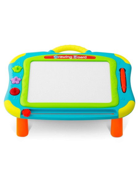 Znikopis lenta + Ricokids piešimo stalas - mėlynas Znikopis lenta + Ricokids piešimo stalas - mėlynas