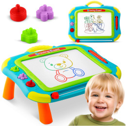 Znikopis lenta + Ricokids piešimo stalas - mėlynas