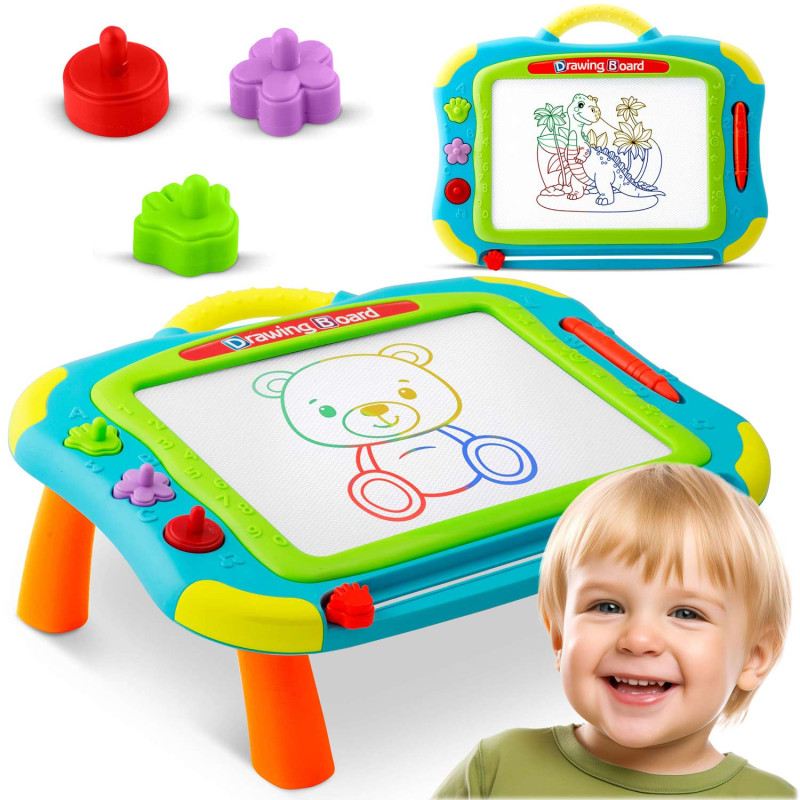 Znikopis lenta + Ricokids piešimo stalas - mėlynas