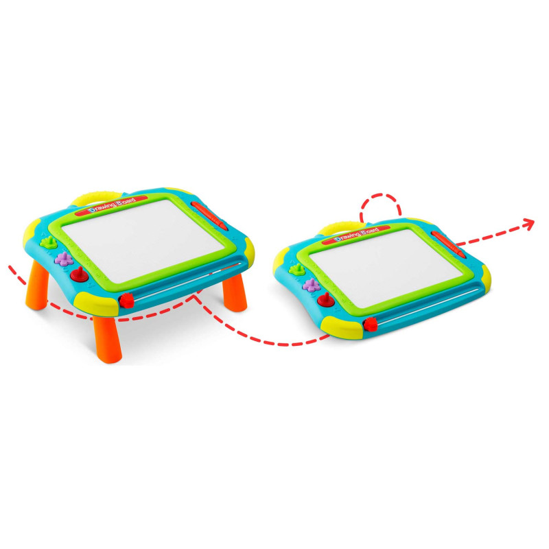 Znikopis lenta + Ricokids piešimo stalas - mėlynas