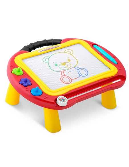 Znikopis lenta + Ricokids piešimo stalas - raudona Znikopis lenta + Ricokids piešimo stalas - raudona