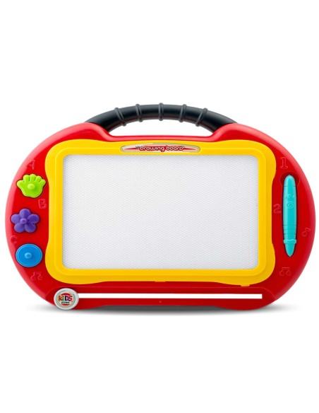 Znikopis lenta + Ricokids piešimo stalas - raudona Znikopis lenta + Ricokids piešimo stalas - raudona