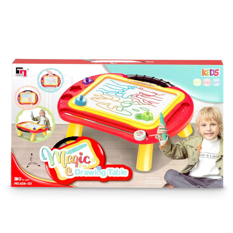 Znikopis lenta + Ricokids piešimo stalas - raudona