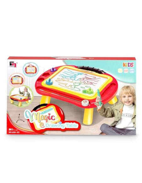 Znikopis lenta + Ricokids piešimo stalas - raudona Znikopis lenta + Ricokids piešimo stalas - raudona