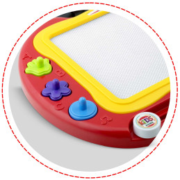 Znikopis lenta + Ricokids piešimo stalas - raudona